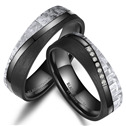 BT-12 Snubní prsteny BLACK TITANIUM