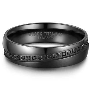 Dámský prsten Black Titanium