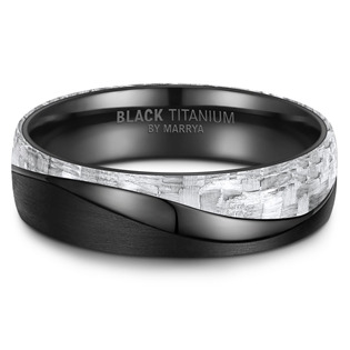 Dámský prsten black titanium - černý titan 