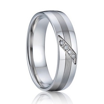 dámský snubní prsten ocel