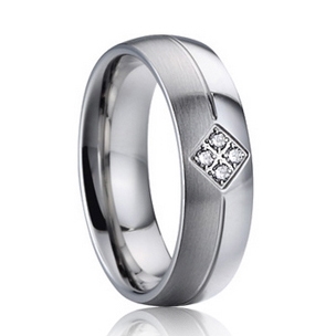 Dásmký snubní prsten ocel