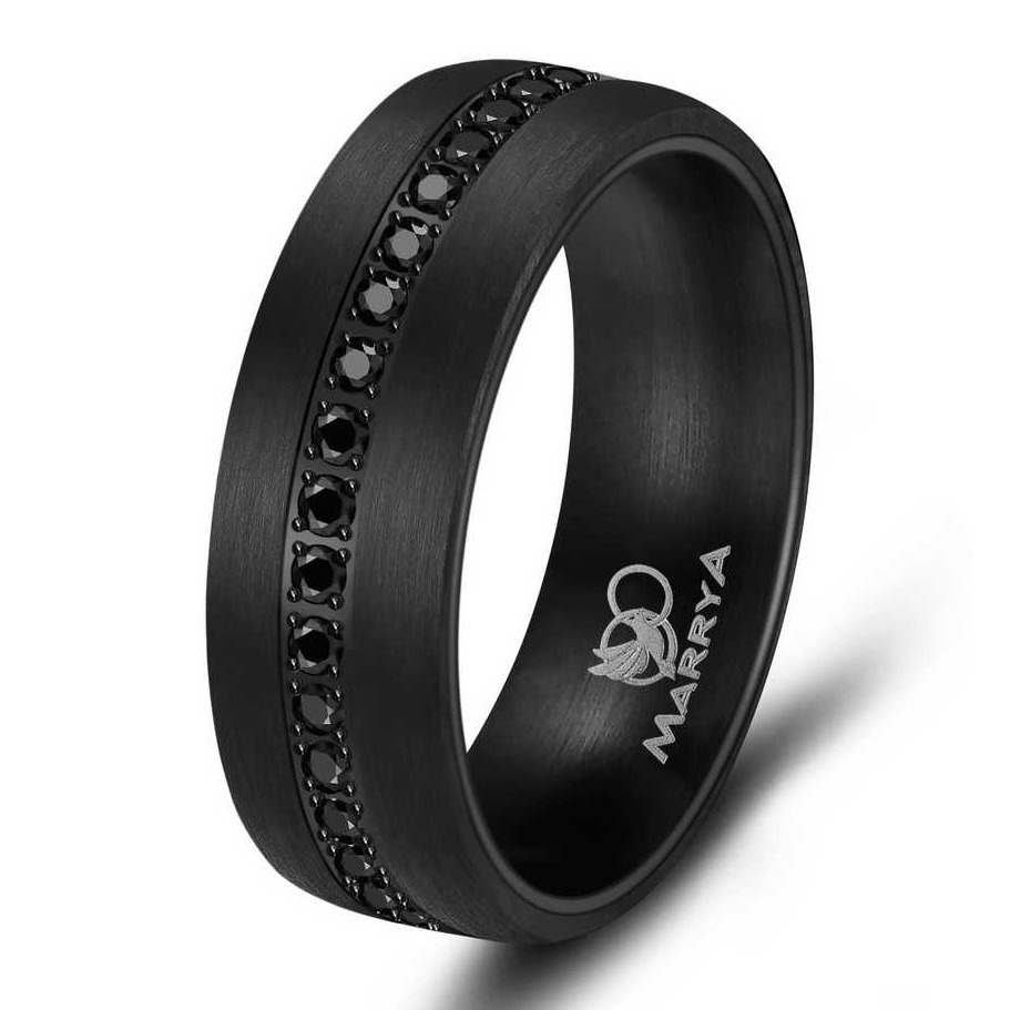 Karbonový snubní prsten dámský Marrya