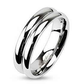 ocelový prsten