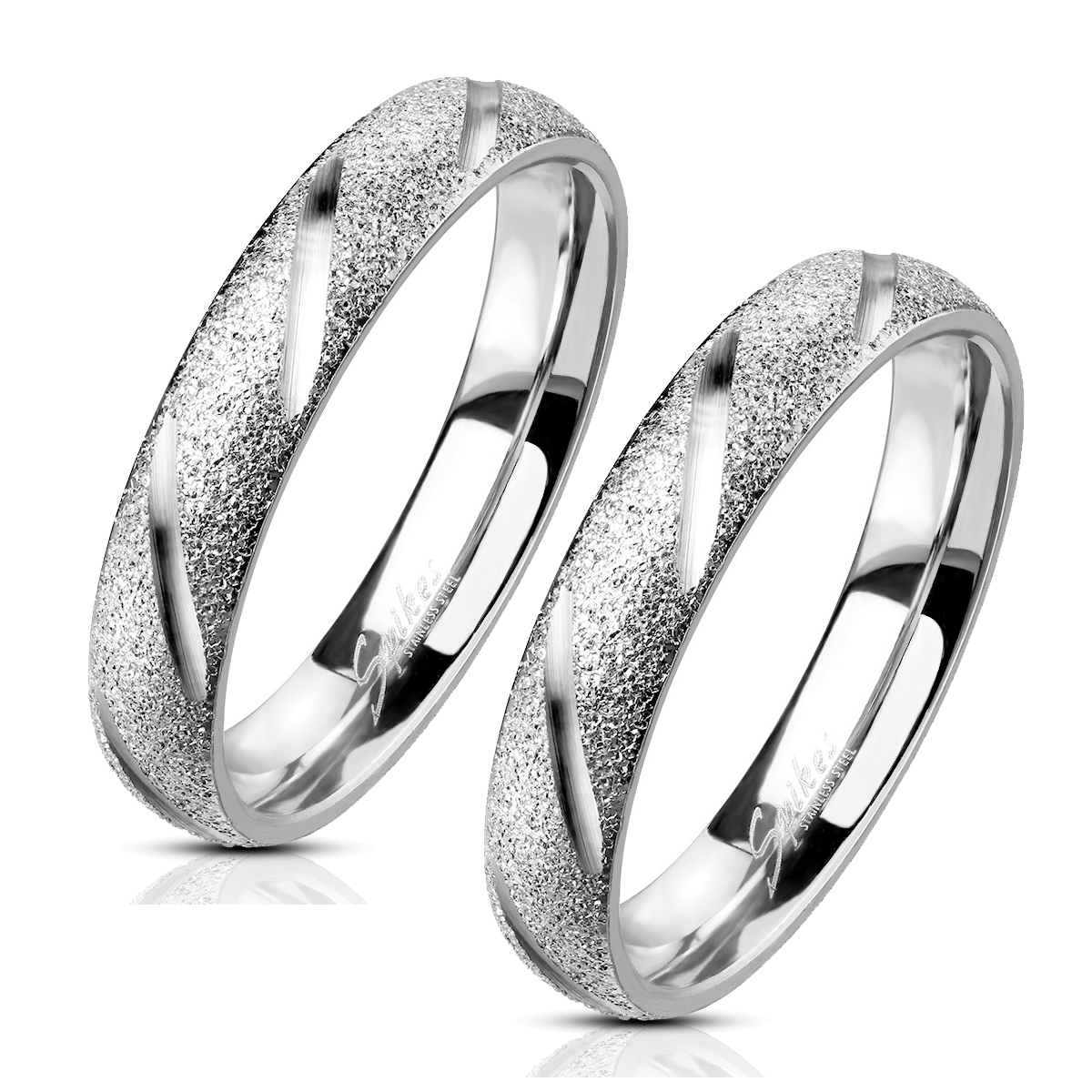 Ocelový snubní prsten