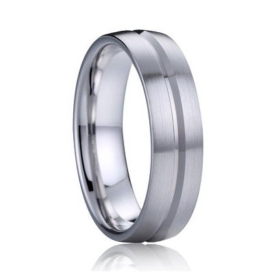 Pánský stříbrný snubní prsten