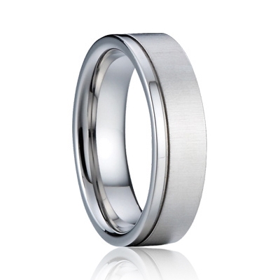 Pánský stříbrný snubní prsten