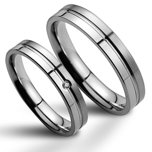 Snubní ocelové prsteny NSS1022