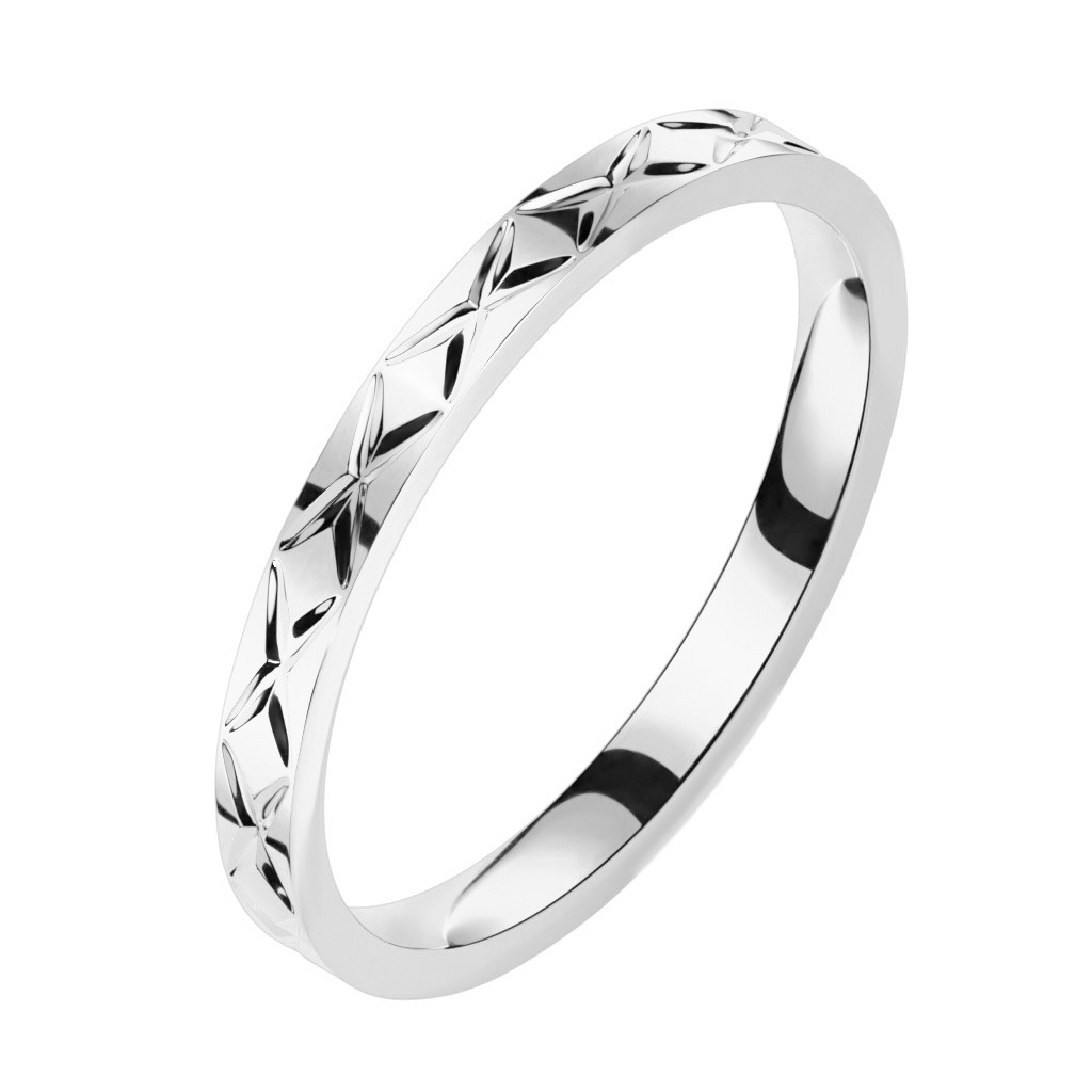 Snubní ocelový prsten