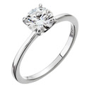 Stříbrný prsten ELEN moissanite