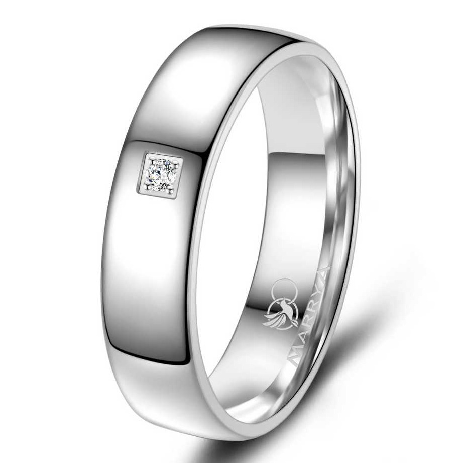 Stříbrný snubní prsten dámský Marrya S925/1000