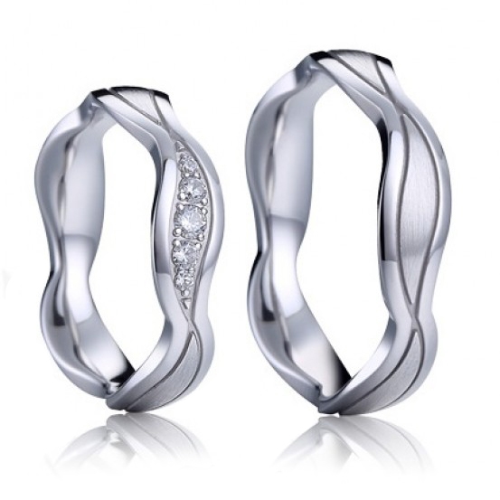 Stříbrný snubní prsteny ag 925/1000
