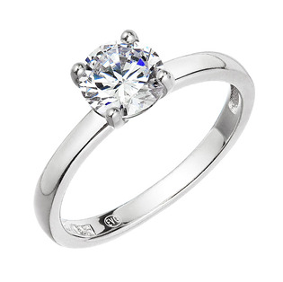 Stříbrný zásnubní prsten stříbro 925