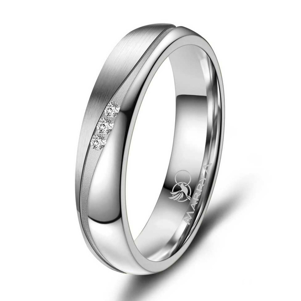 Titanový snubní prsten dámský Marrya