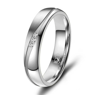 Titanový snubní prsten dámský Marrya 