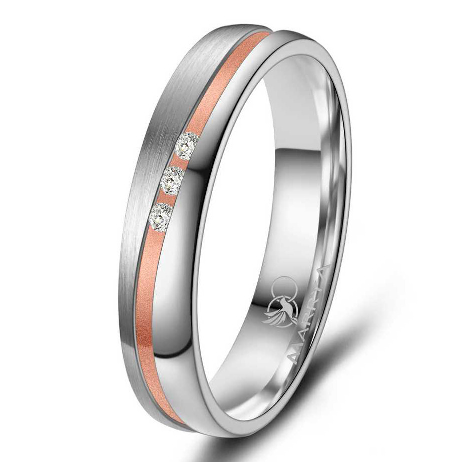 Titanový snubní prsten dámský Marrya