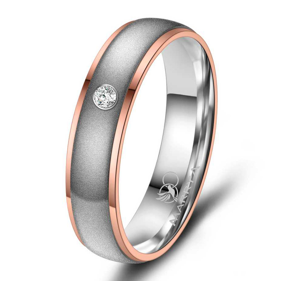 Titanový snubní prsten dámský Marrya