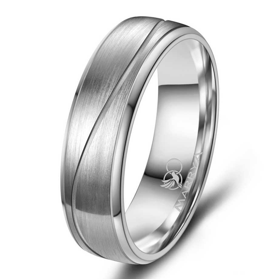 Titanový snubní prsten pánský Marrya