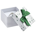 Vánoční dárková krabička na prsten nebo náušnice