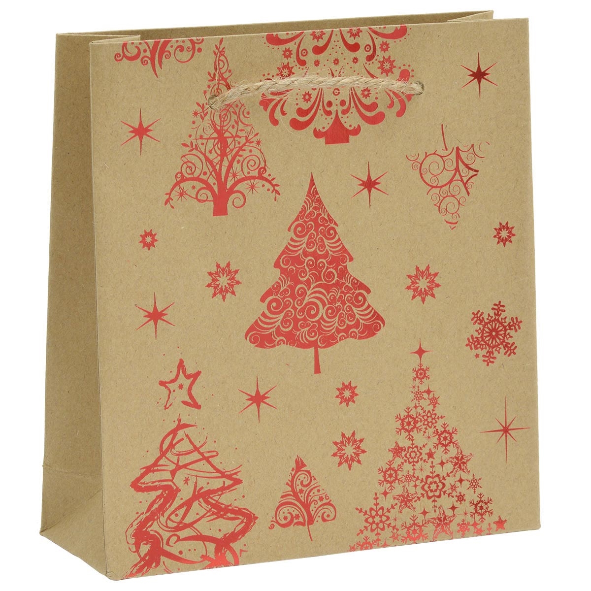 Vánoční papírová dárková taška