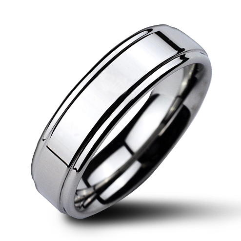 wolframový snubní prsten